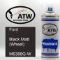 Preview: Ford, Black Matt (Wheel), M6388G-W: 400ml Sprühdose, von ATW Autoteile West.